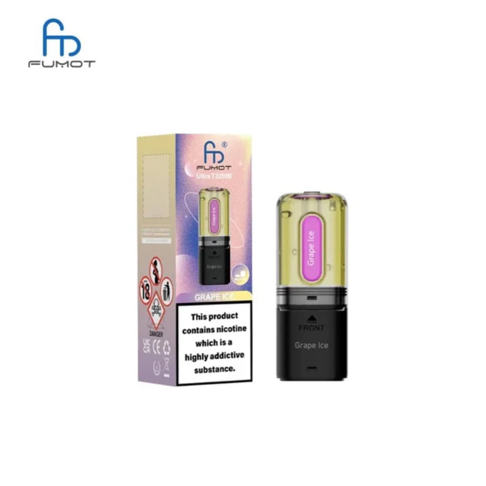  Grape Ice RandM Fumot T32000 Ultra Pods