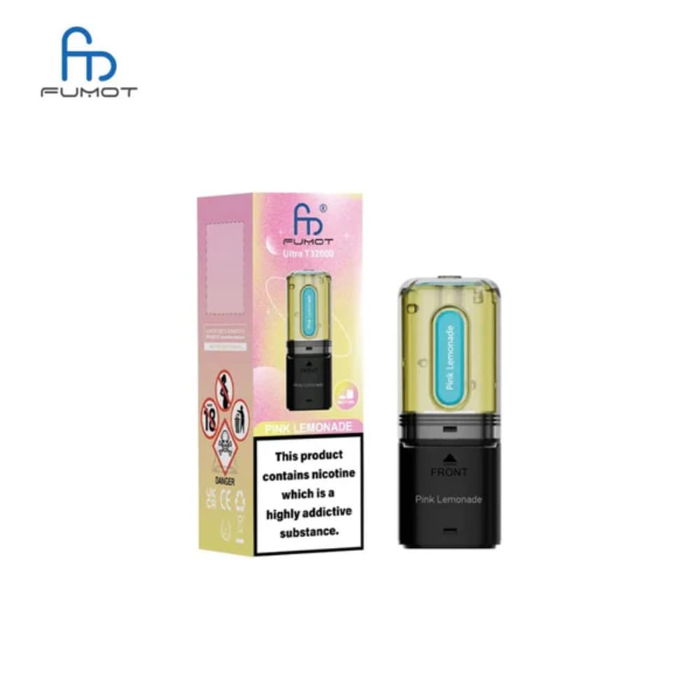  Pink Lemonade RandM Fumot T32000 Ultra Pods