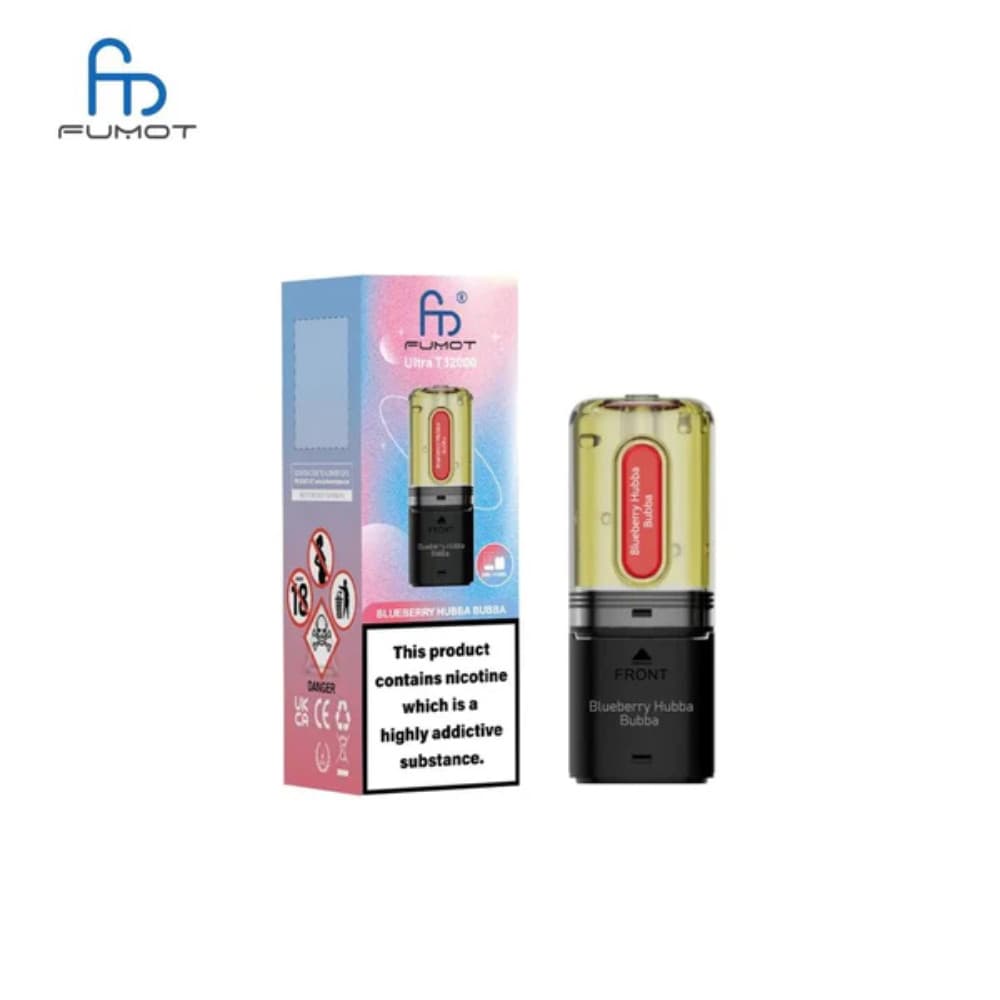  Blueberry Hubba Bubba RandM Fumot T32000 Ultra Pods