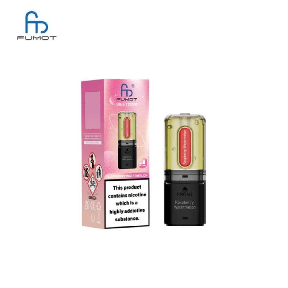 Raspberry Watermelon RandM Fumot T32000 Ultra Pods