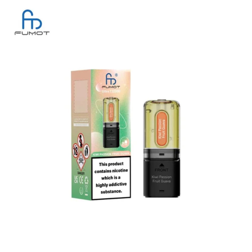  Kiwi Passionfruit Guava RandM Fumot T32000 Ultra Pods