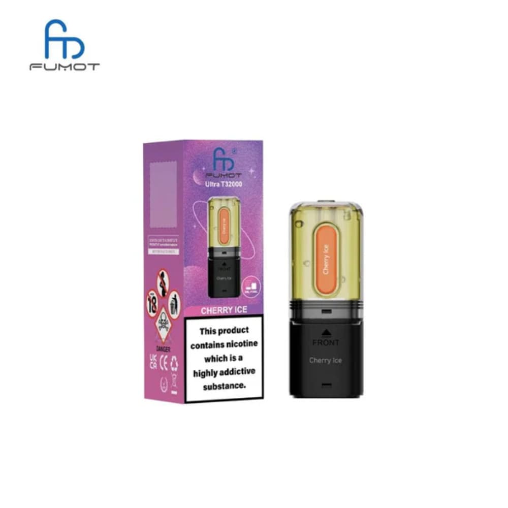  Cherry Ice RandM Fumot T32000 Ultra Pods