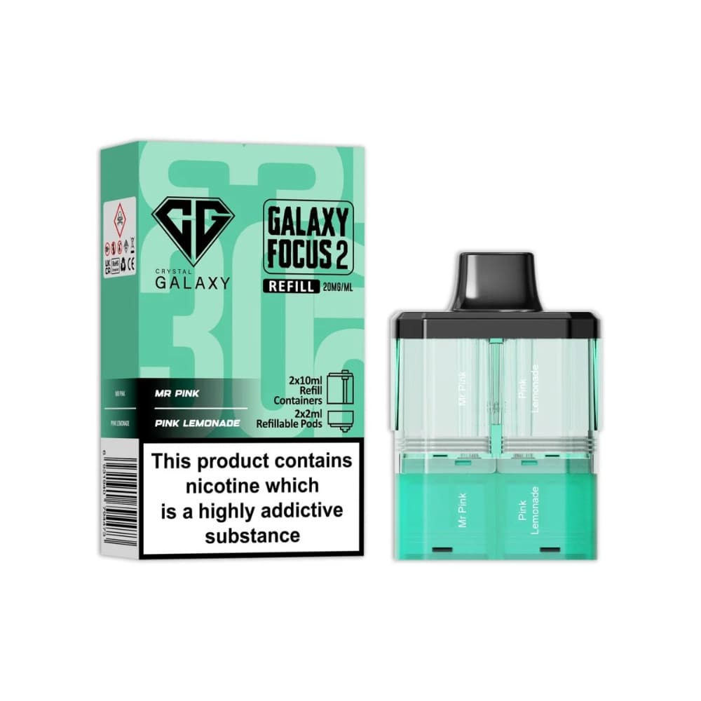  Mr Pink / Pink Lemonade Crystal Galaxy 30k Focus 2 Pods