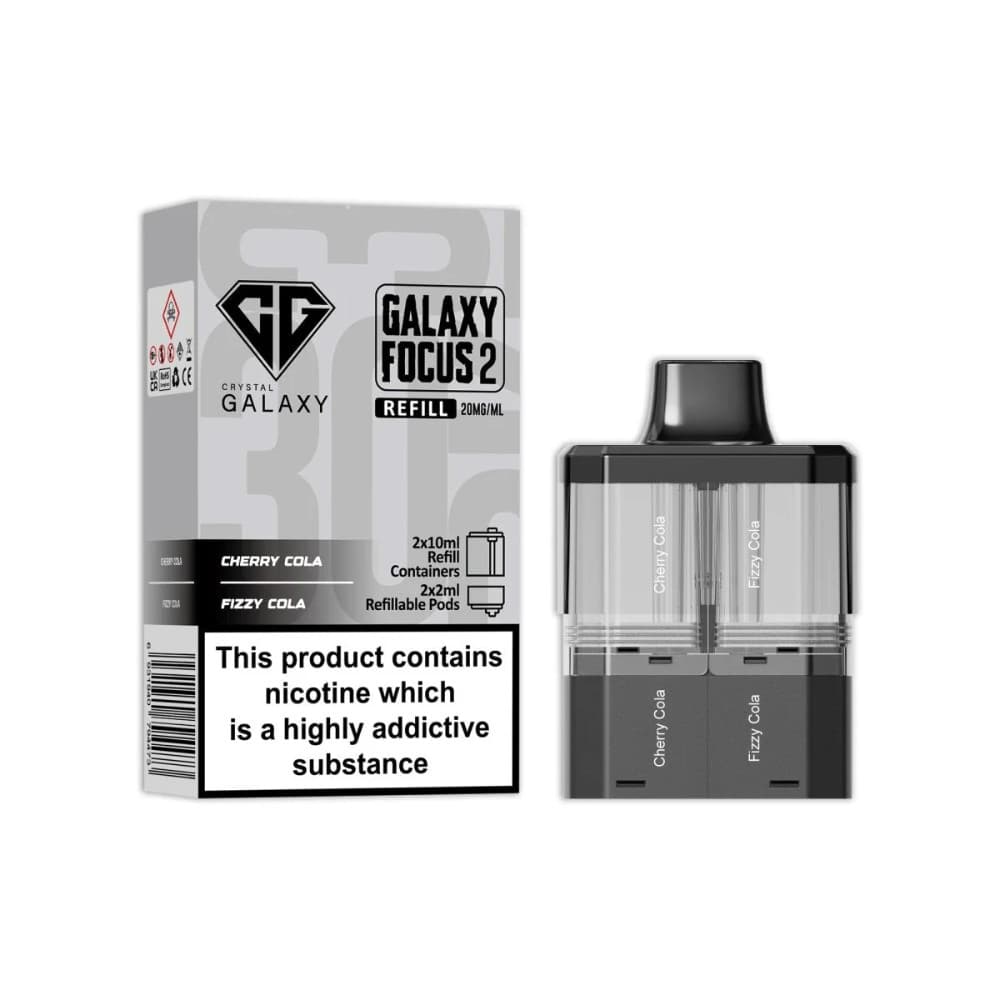  Cherry Cola / Fizzy Cola Crystal Galaxy 30k Focus 2 Pods