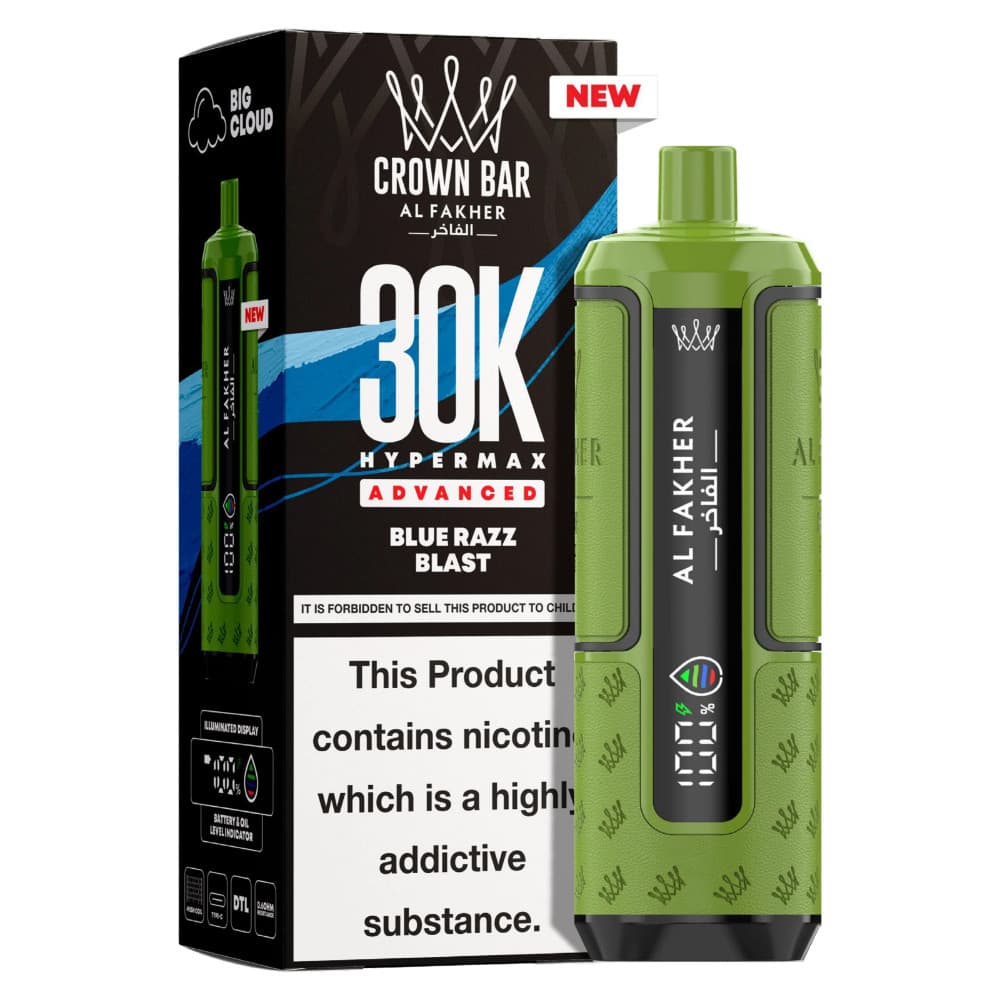  Blue Razz Blast Al Fakher 30k Hypermax Prefilled Vape Kit