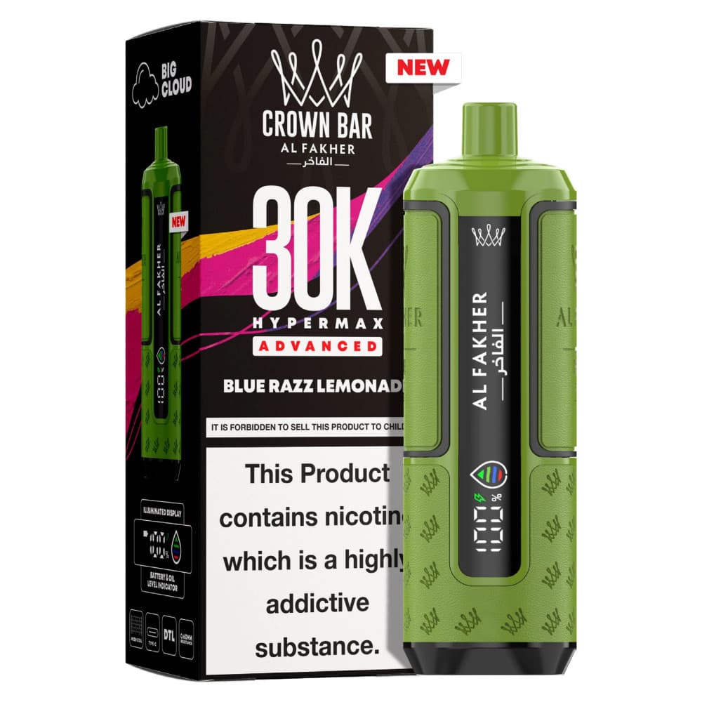  Blue Razz Lemonade Al Fakher 30k Hypermax Prefilled Vape Kit