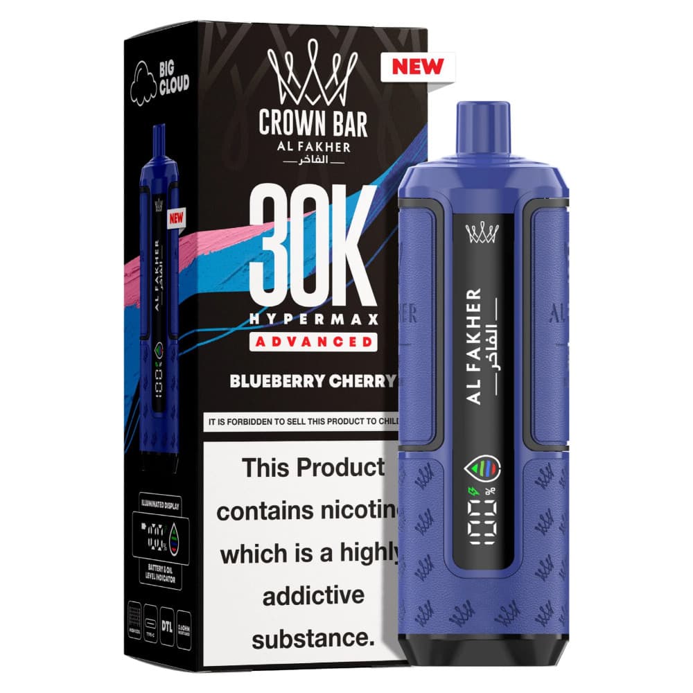  Blueberry Cherry Al Fakher 30k Hypermax Prefilled Vape Kit