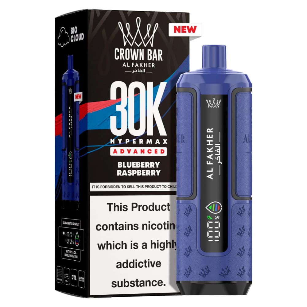  Blueberry Raspberry Al Fakher 30k Hypermax Prefilled Vape Kit