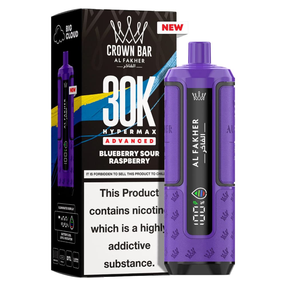  Blueberry Sour Raspberry Al Fakher 30k Hypermax Prefilled Vape Kit