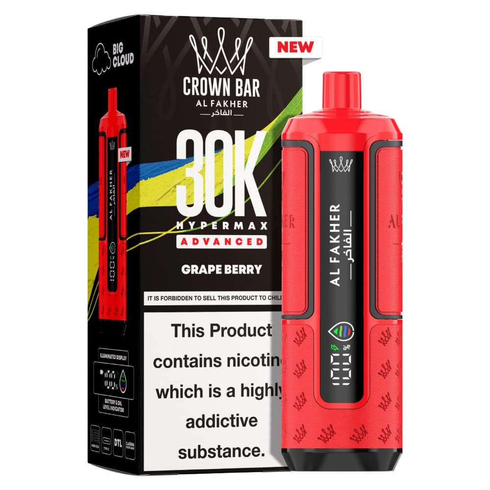  Grape Berry Al Fakher 30k Hypermax Prefilled Vape Kit