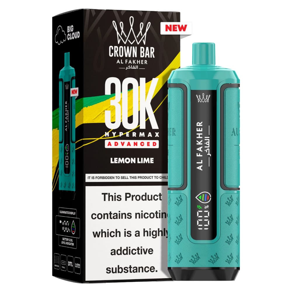  Lemon Lime Al Fakher 30k Hypermax Prefilled Vape Kit