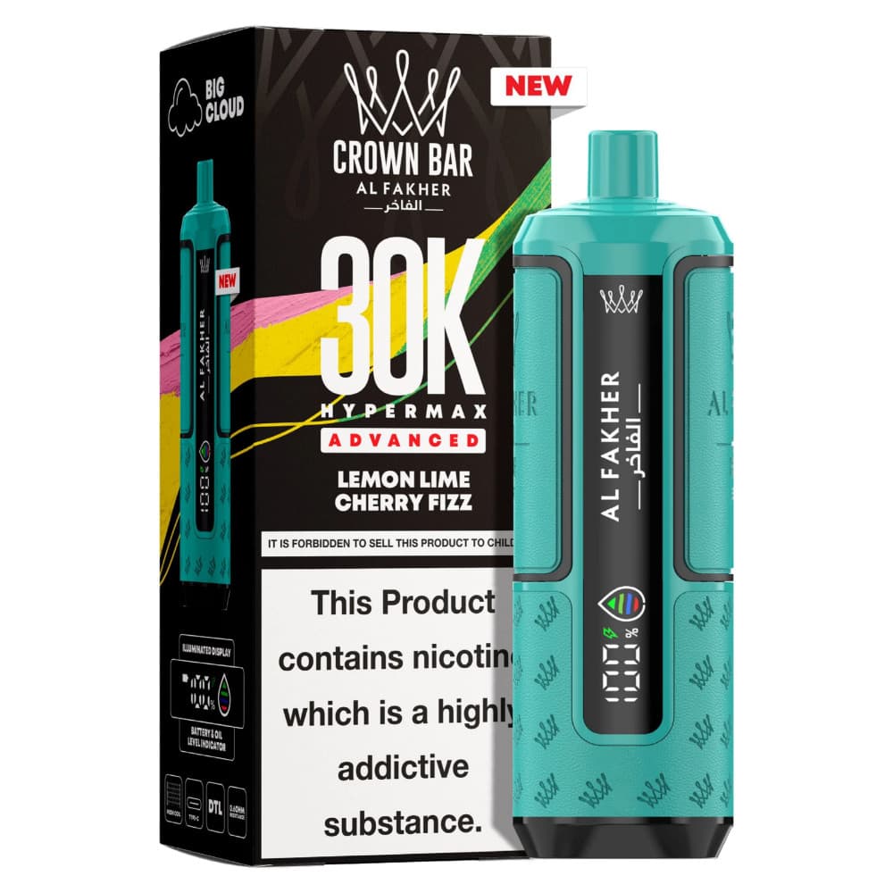  Lemon Lime Cherry Fizz Al Fakher 30k Hypermax Prefilled Vape Kit