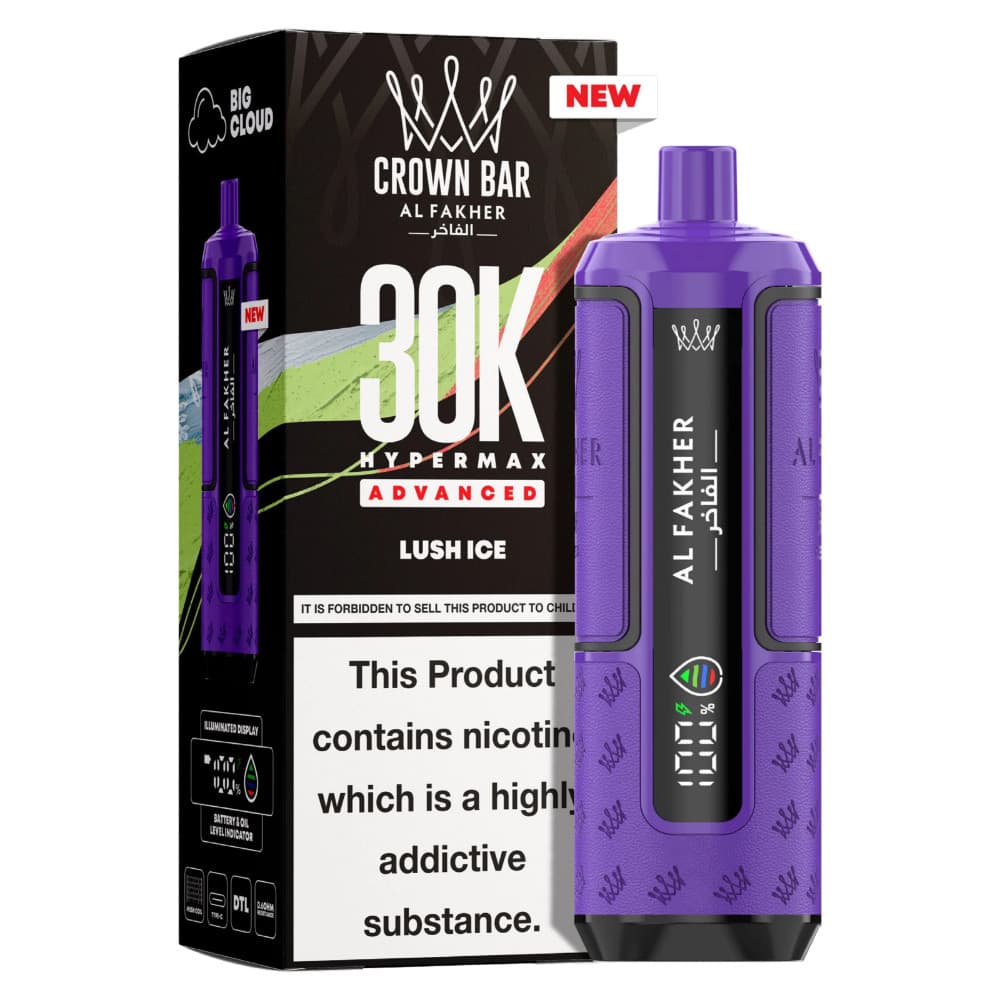  Lush Ice Al Fakher 30k Hypermax Prefilled Vape Kit