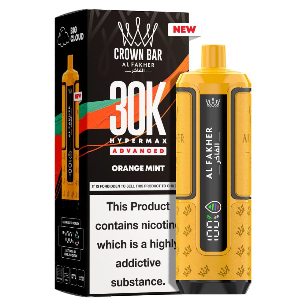  Orange Mint Al Fakher 30k Hypermax Prefilled Vape Kit