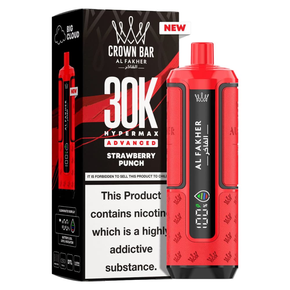  Strawberry Punch Al Fakher 30k Hypermax Prefilled Vape Kit