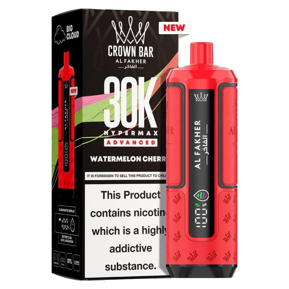  Watermelon Cherry Al Fakher 30k Hypermax Prefilled Vape Kit
