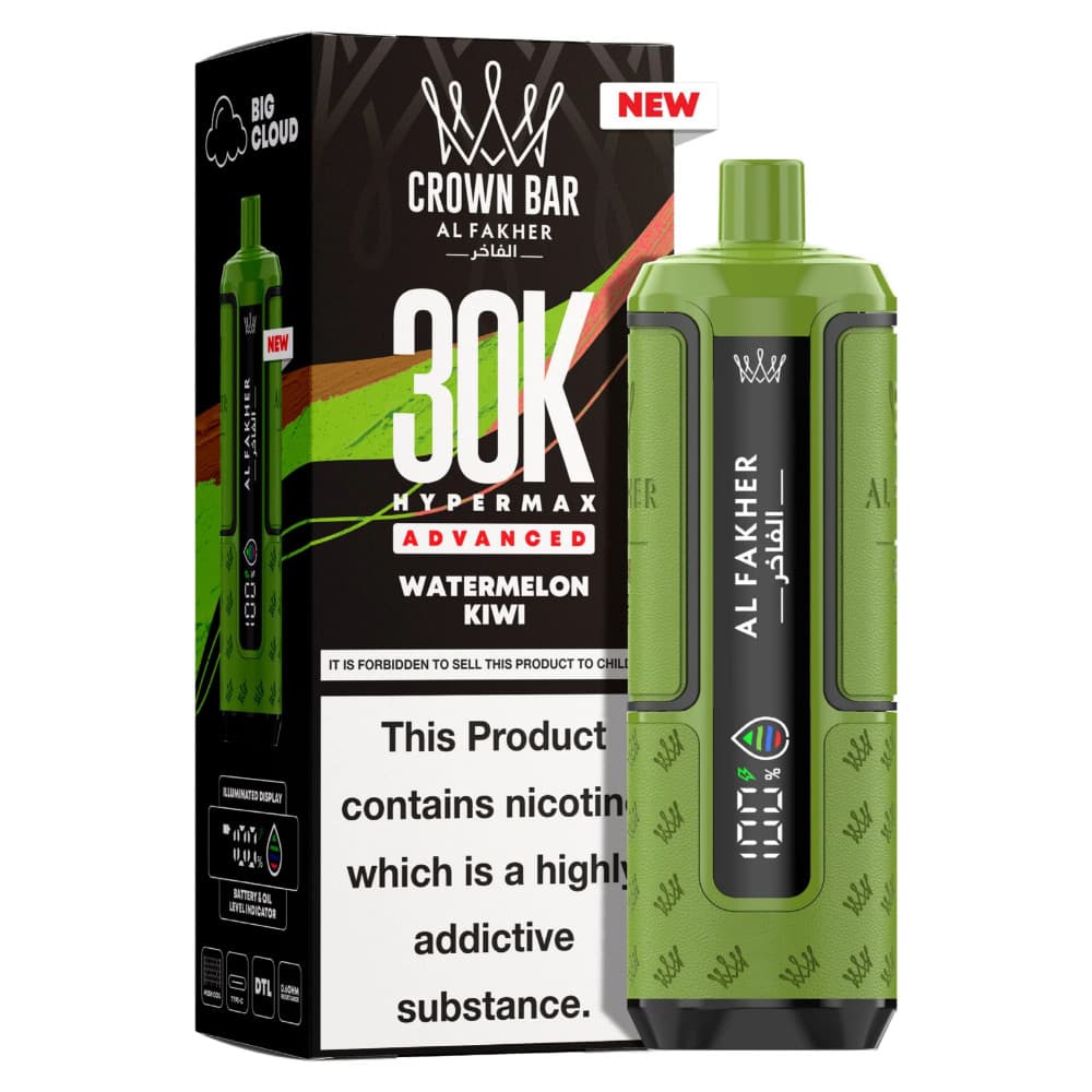  Watermelon Kiwi Al Fakher 30k Hypermax Prefilled Vape Kit