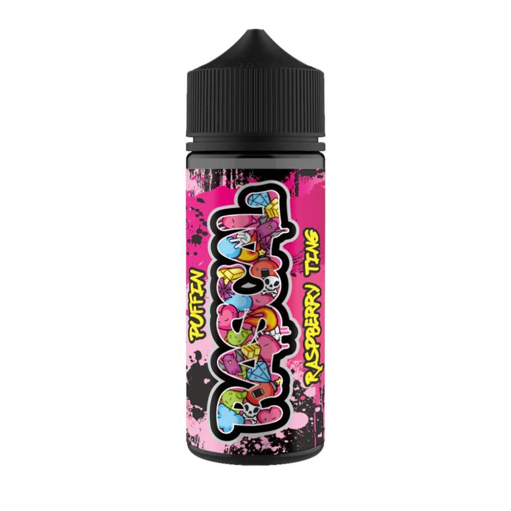  Raspberry Ting Puffin Rascal 100ml E-Liquids