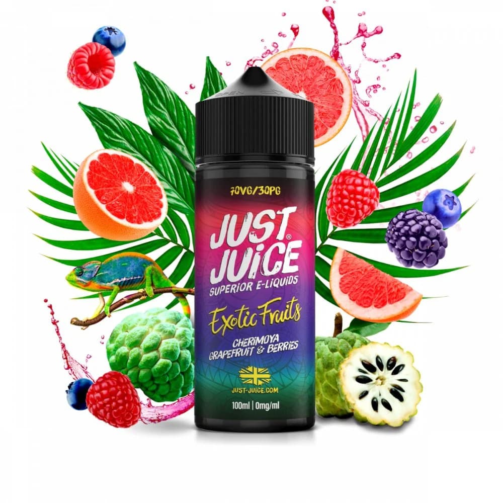  Cherryimoya & Grapefruit Berries Just Juice 100ml E-Liquids