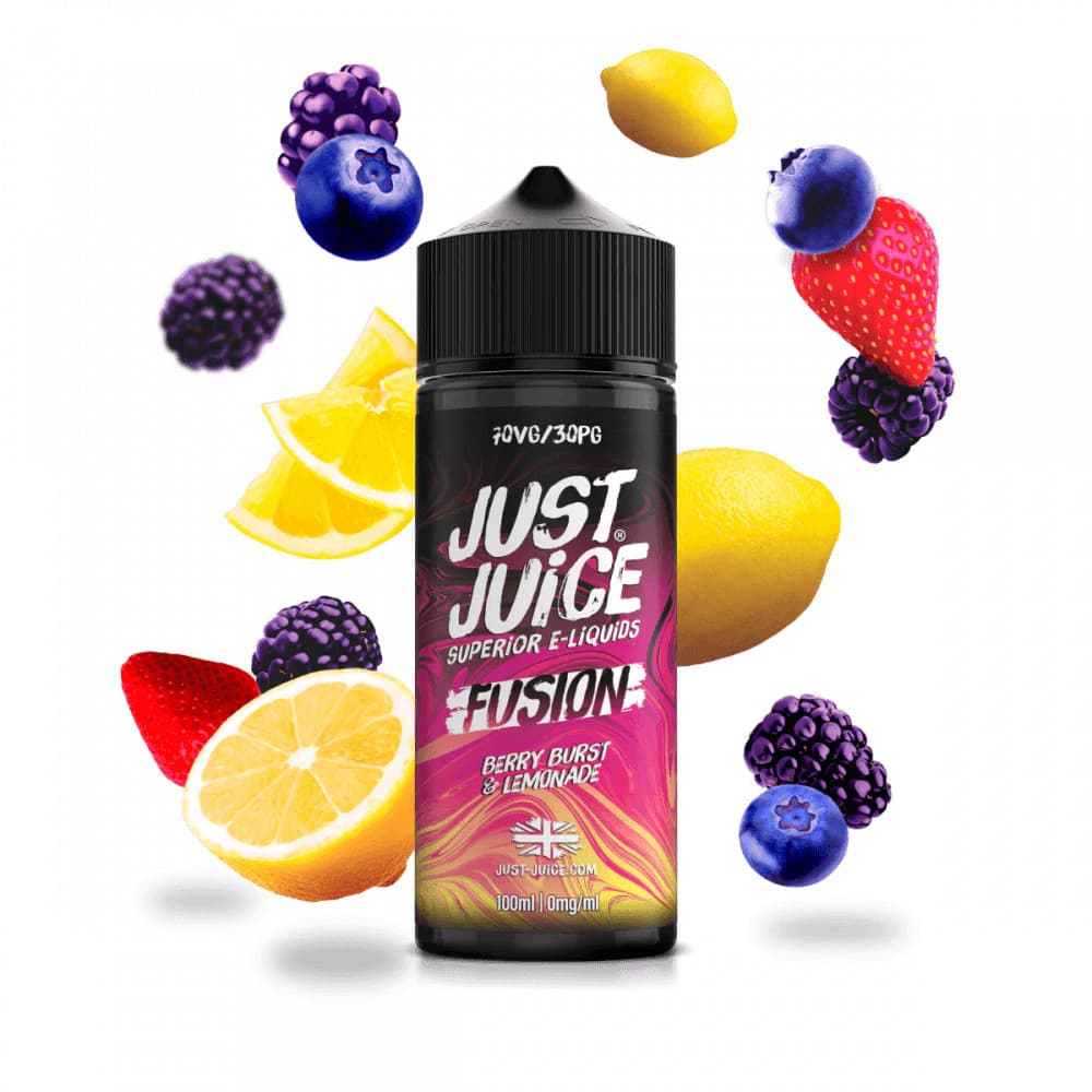  Fusion Berry Burst & Lemonade Just Juice 100ml E-Liquids