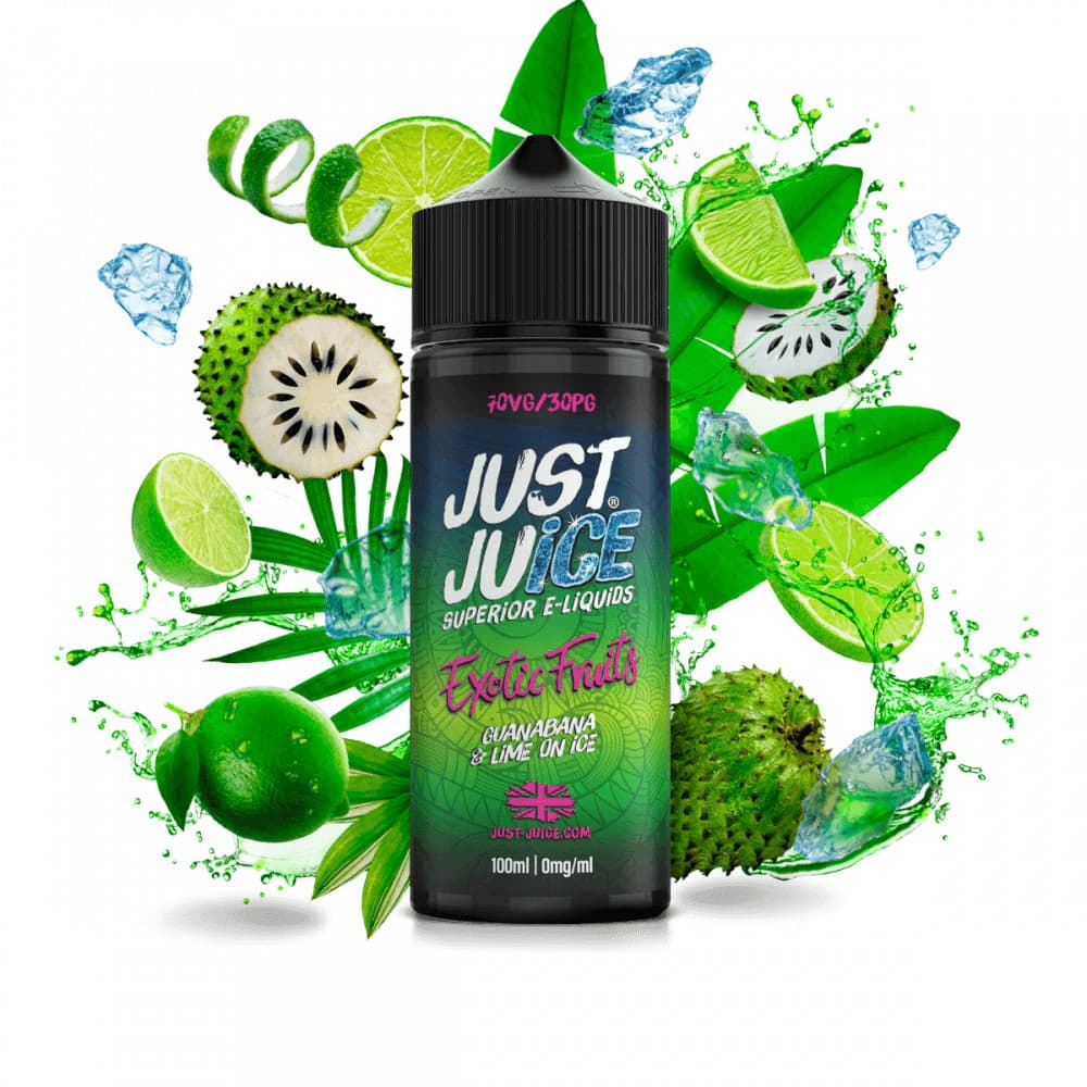  Guanabana & Lime On Ice Just Juice 100ml E-Liquids