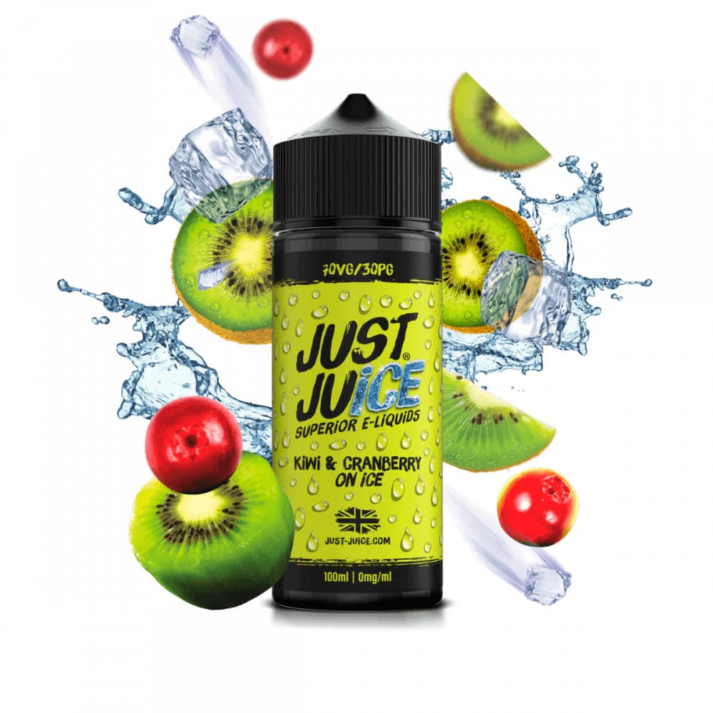  Kiwi & Cranberry On Ice Just Juice 100ml E-Liquids