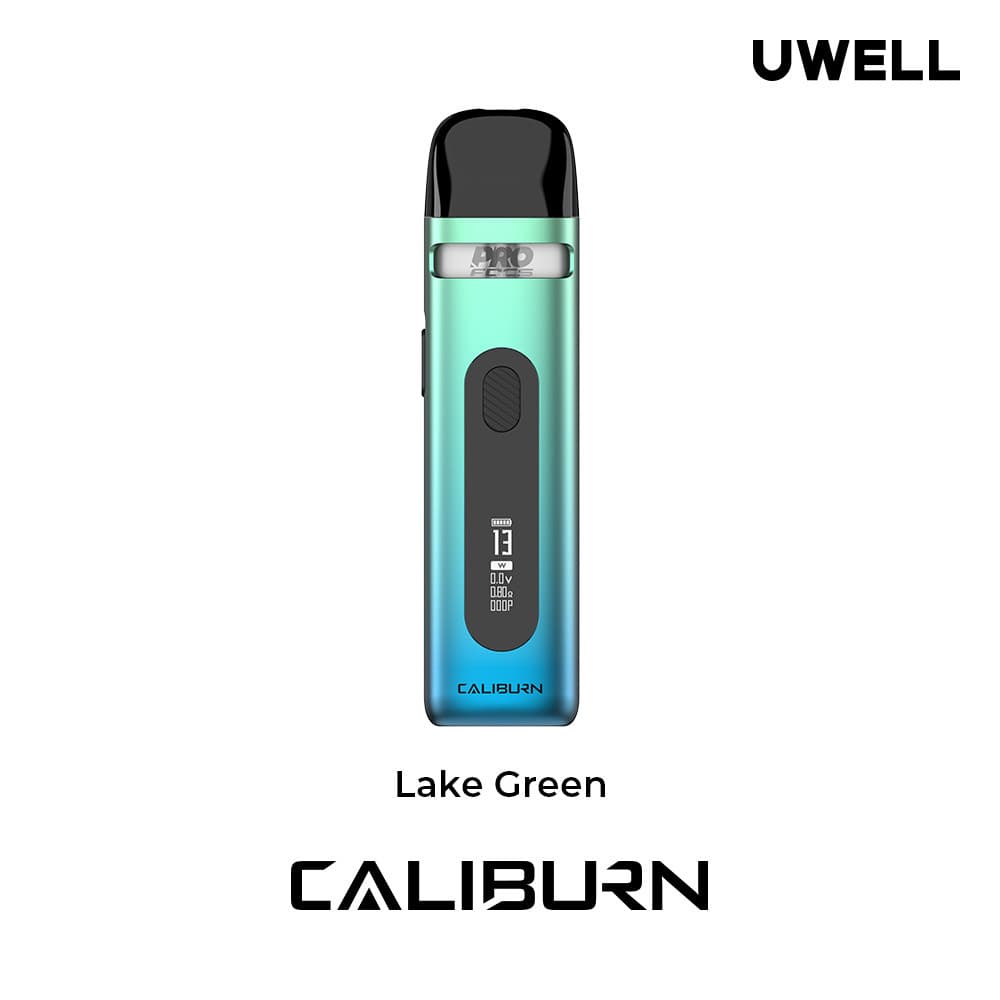  Lake Green Uwell Caliburn X Pod Vape Kit