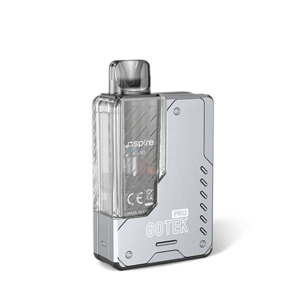  Stainless Steel Aspire Gotek Pro Pod Vape Kit