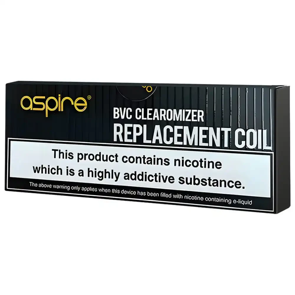  1.8ohm Aspire BVC Coils 5 Packs