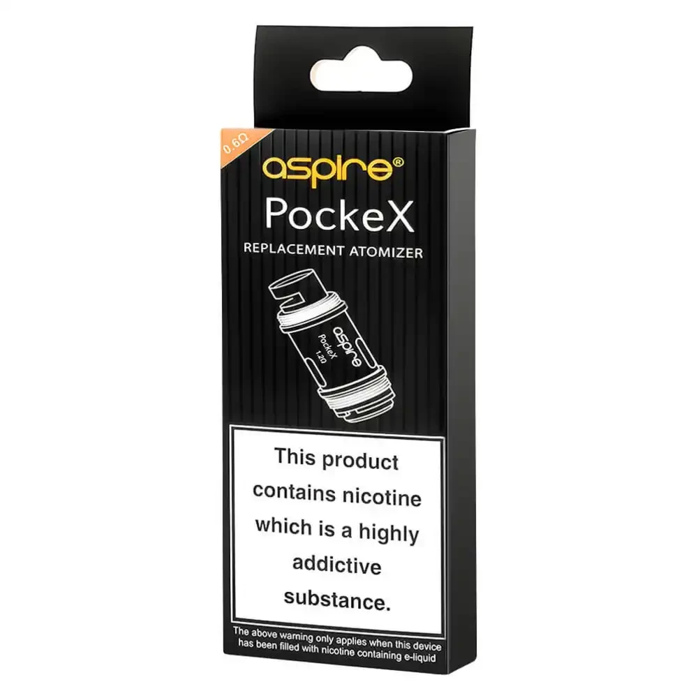  0.6ohm Aspire Pockex Coils 5 Packs