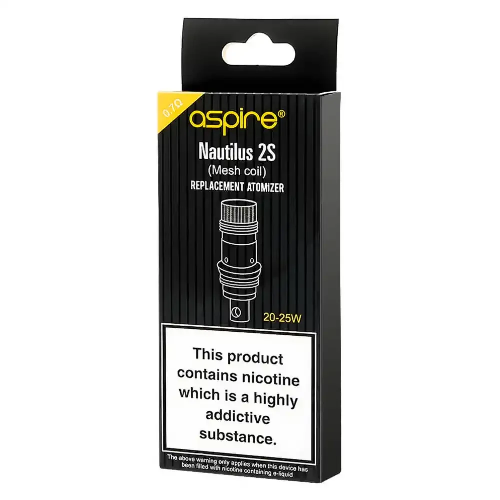  2S 0.7ohm Aspire Nautilus 2S  Coils 5 Packs