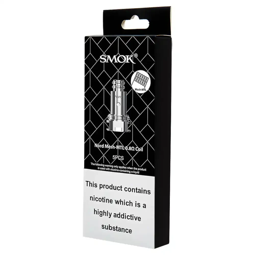  MTL Mesh 0.8ohm Smok Nord Series Coils 5 Packs
