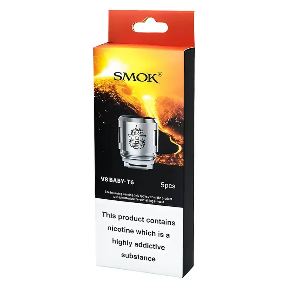  V2 Baby T6 0.2ohm Smok V8 Baby Coils 5  Packs
