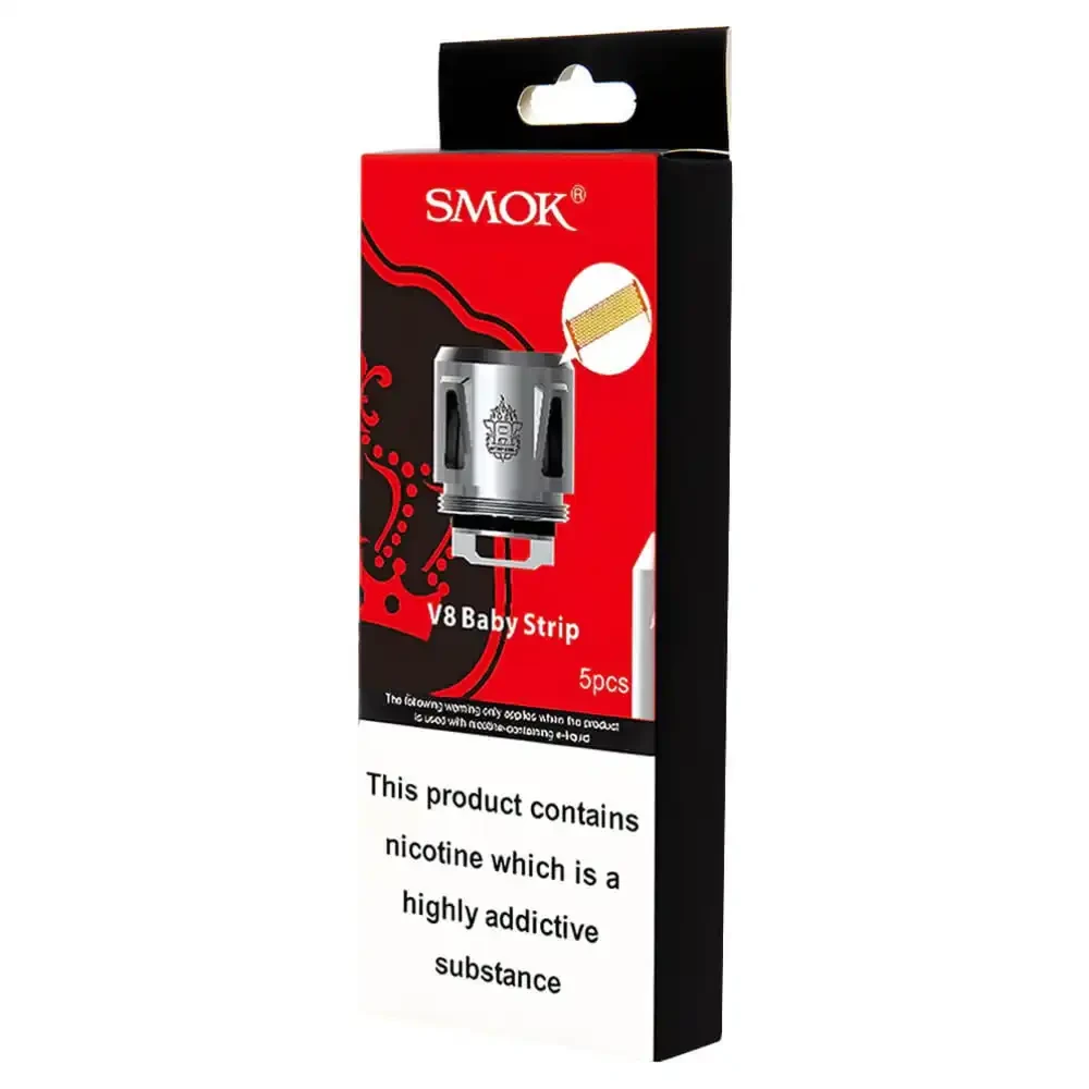  V2 Baby Strip 0.15ohm Smok V8 Baby Coils 5  Packs