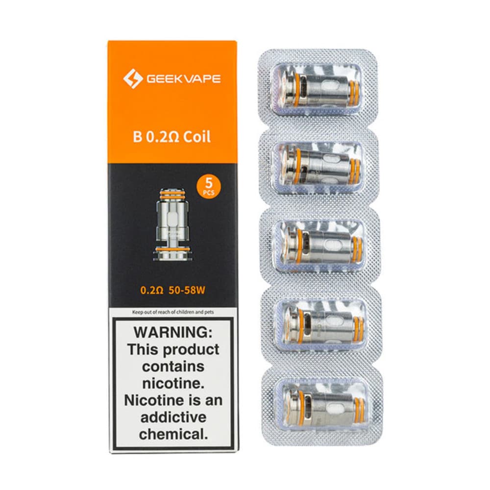  0.2ohm Geekvape B Series Coils 5 Packs