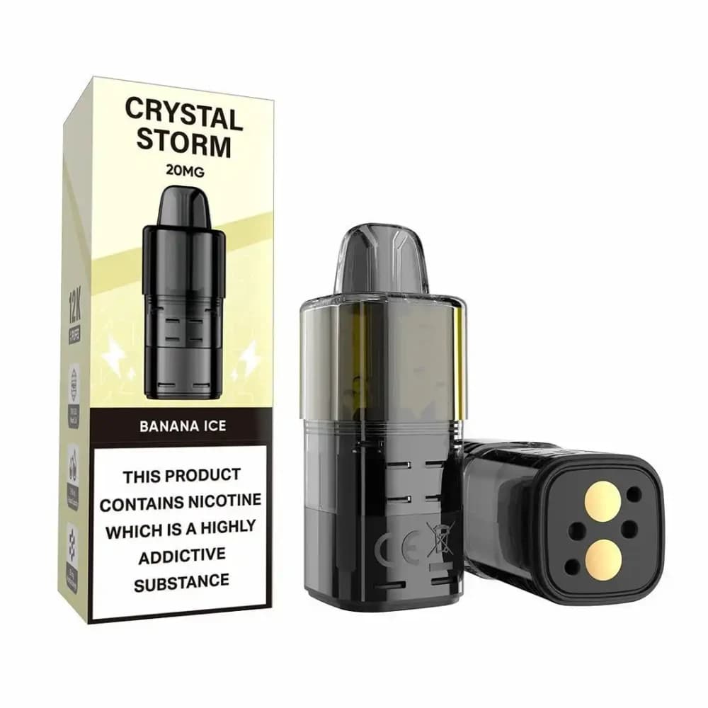  Banana Ice Crystal Strom Bar 12k Refill Pods
