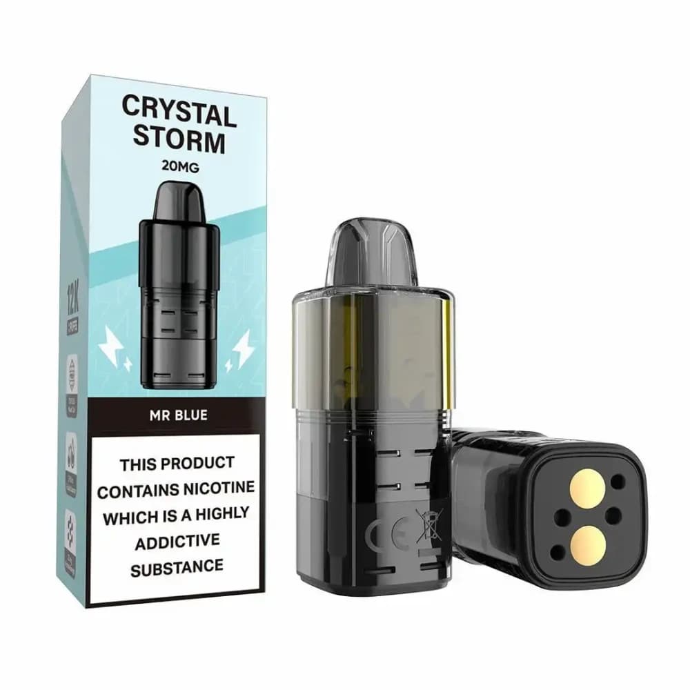  Mr Blue Crystal Strom Bar 12k Refill Pods