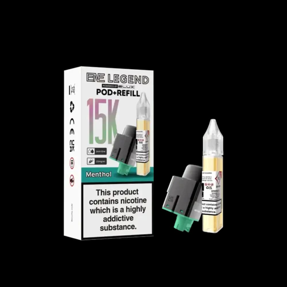  Menthol Elux Ene Legend 15k Refill Pods