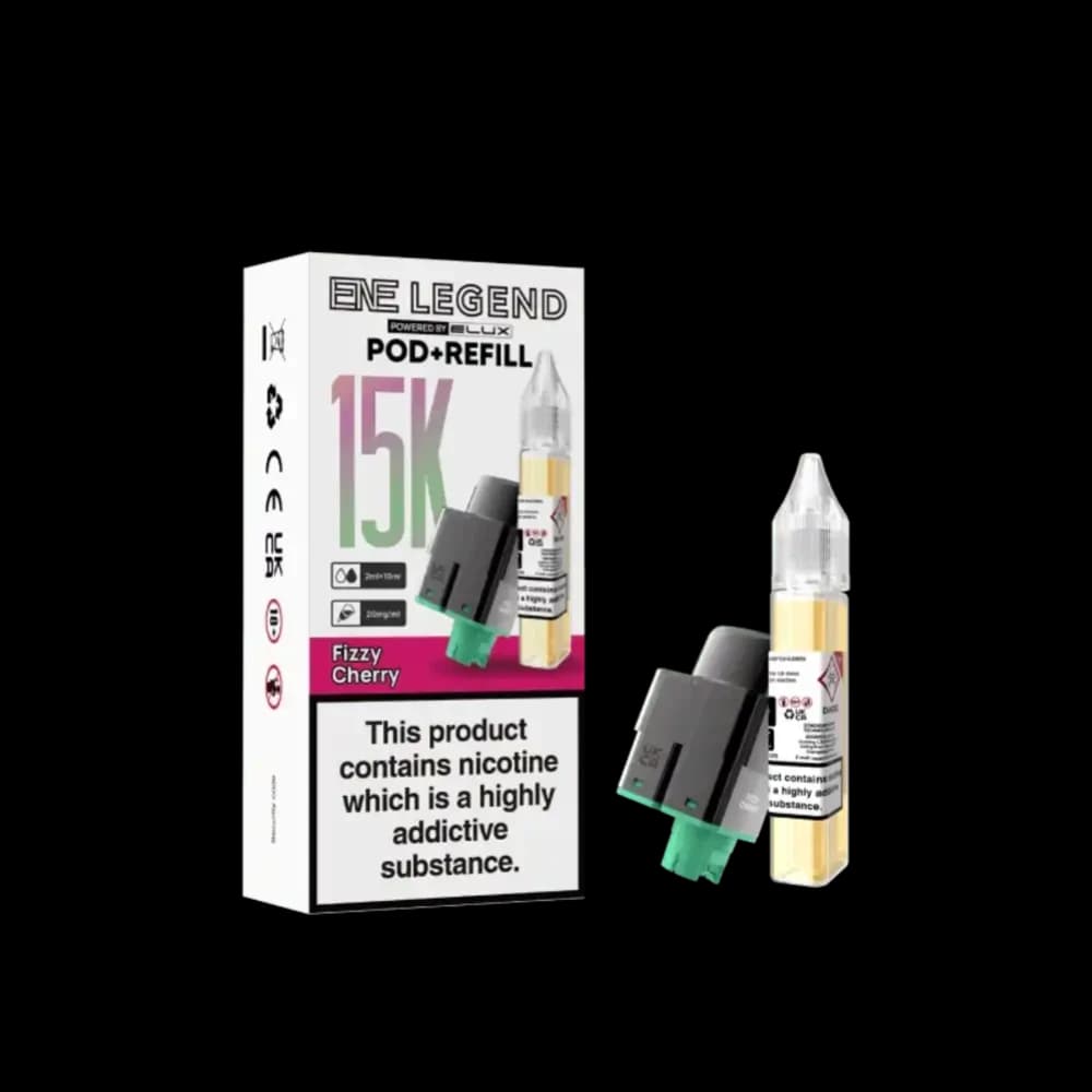  Fizzy Cherry Elux Ene Legend 15k Refill Pods