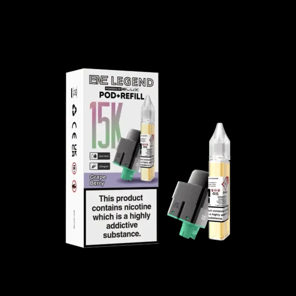  Grape Berry Elux Ene Legend 15k Refill Pods