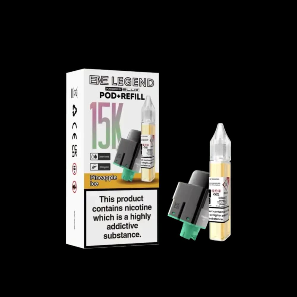  Pineapple Ice Elux Ene Legend 15k Refill Pods