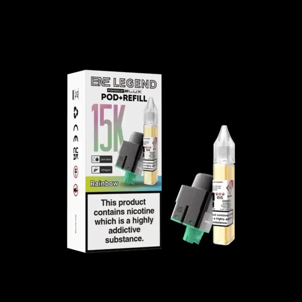  Rainbow Elux Ene Legend 15k Refill Pods