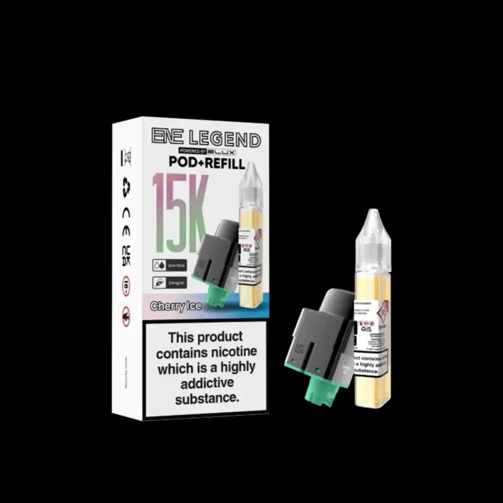  Cherry Ice Elux Ene Legend 15k Refill Pods