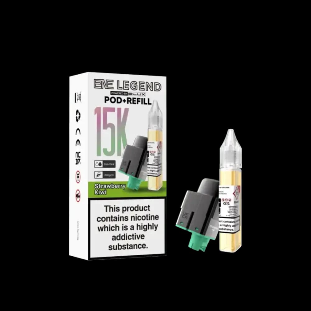  Strawberry Kiwi Elux Ene Legend 15k Refill Pods