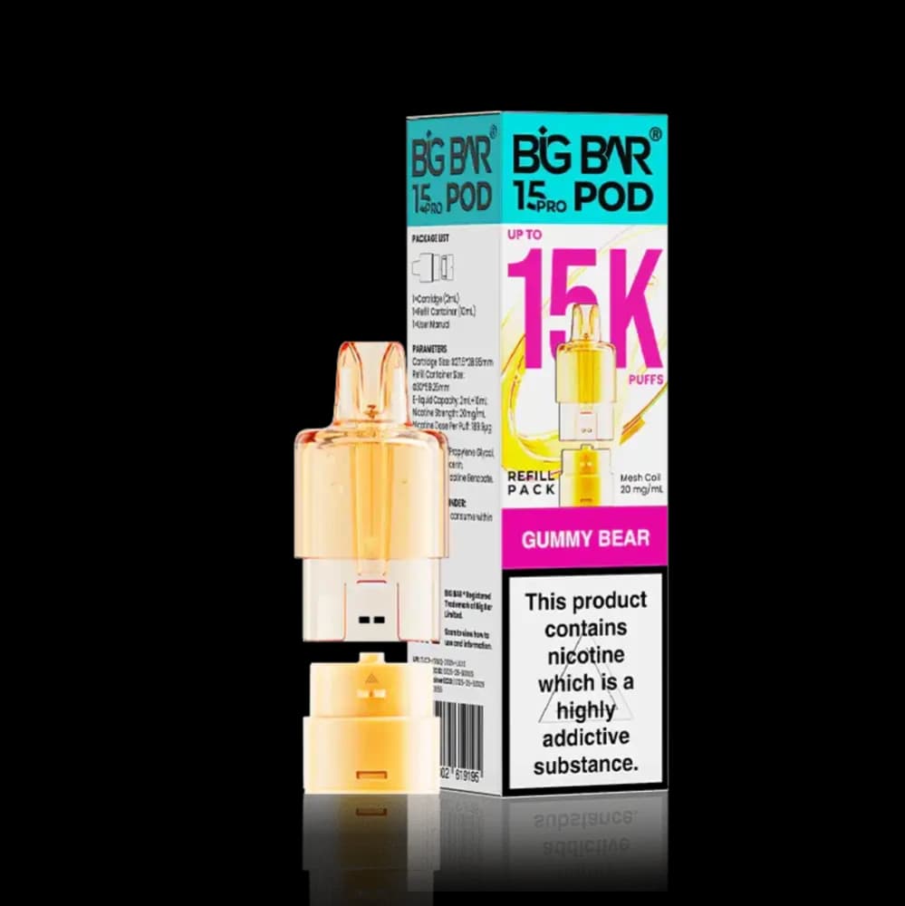  Gummy Bear Big Bar Pro 15k Refill Pods
