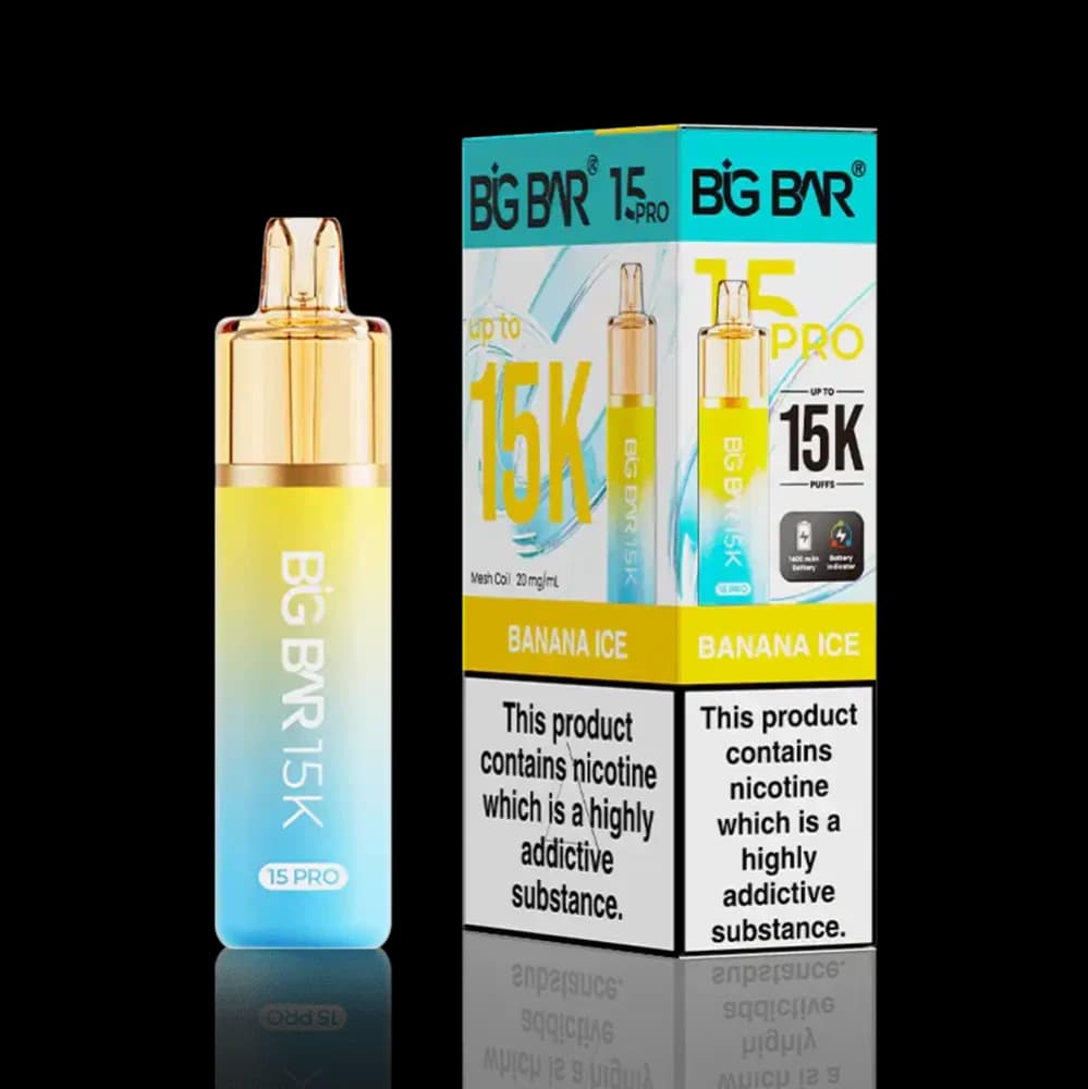  Banana Ice Big Bar Pro 15k Prefilled Vape Kit
