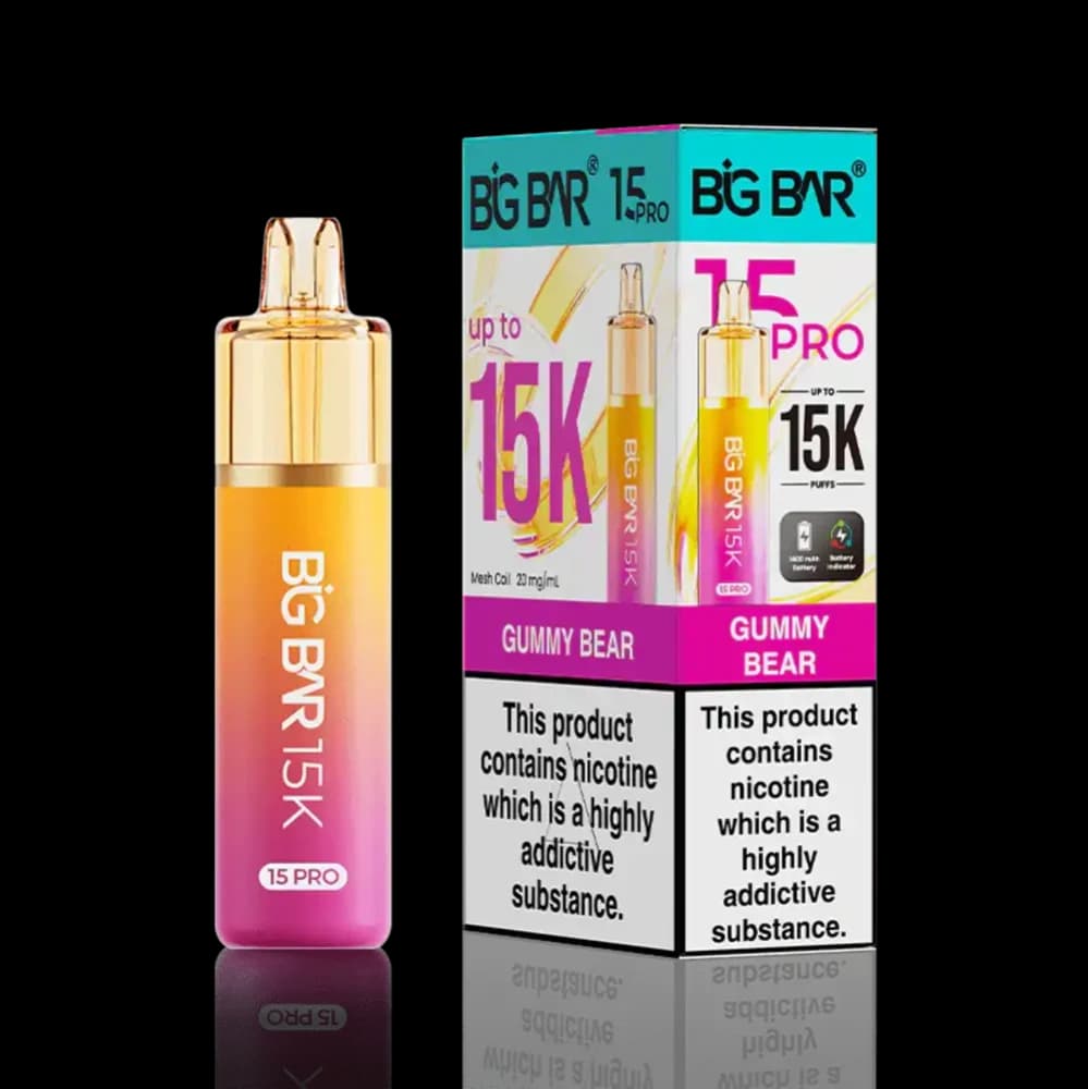  Gummy Bear Big Bar Pro 15k Prefilled Vape Kit