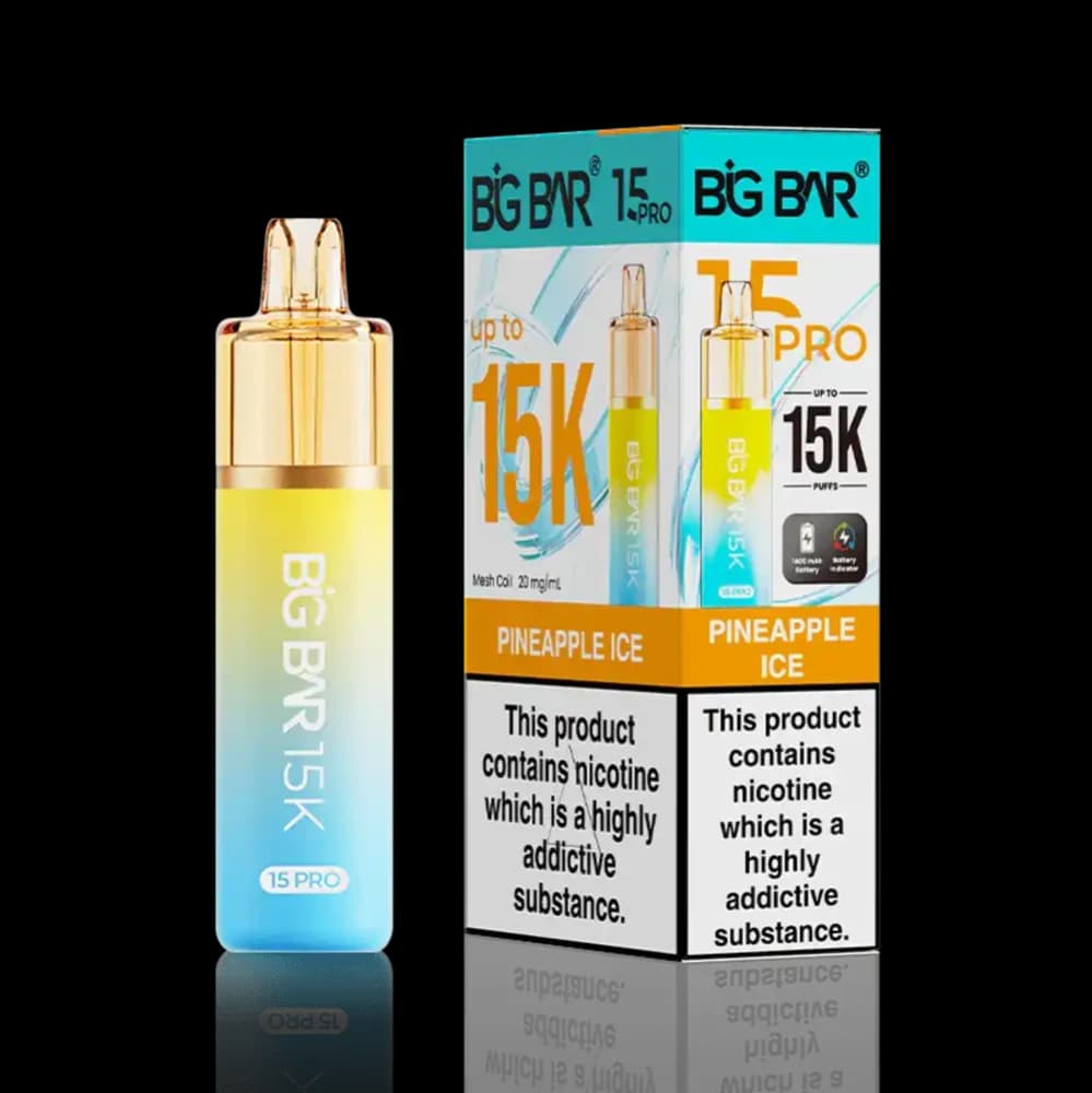  Pineapple Ice Big Bar Pro 15k Prefilled Vape Kit