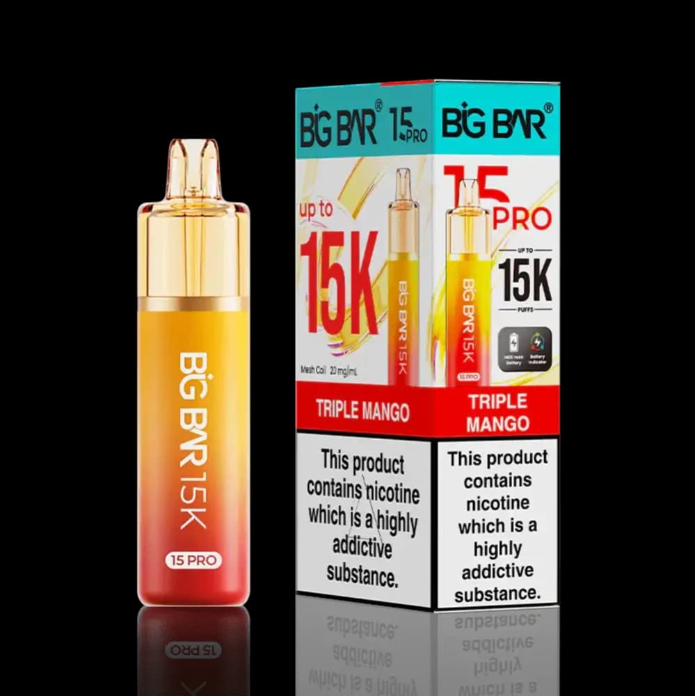  Triple Mango Big Bar Pro 15k Prefilled Vape Kit