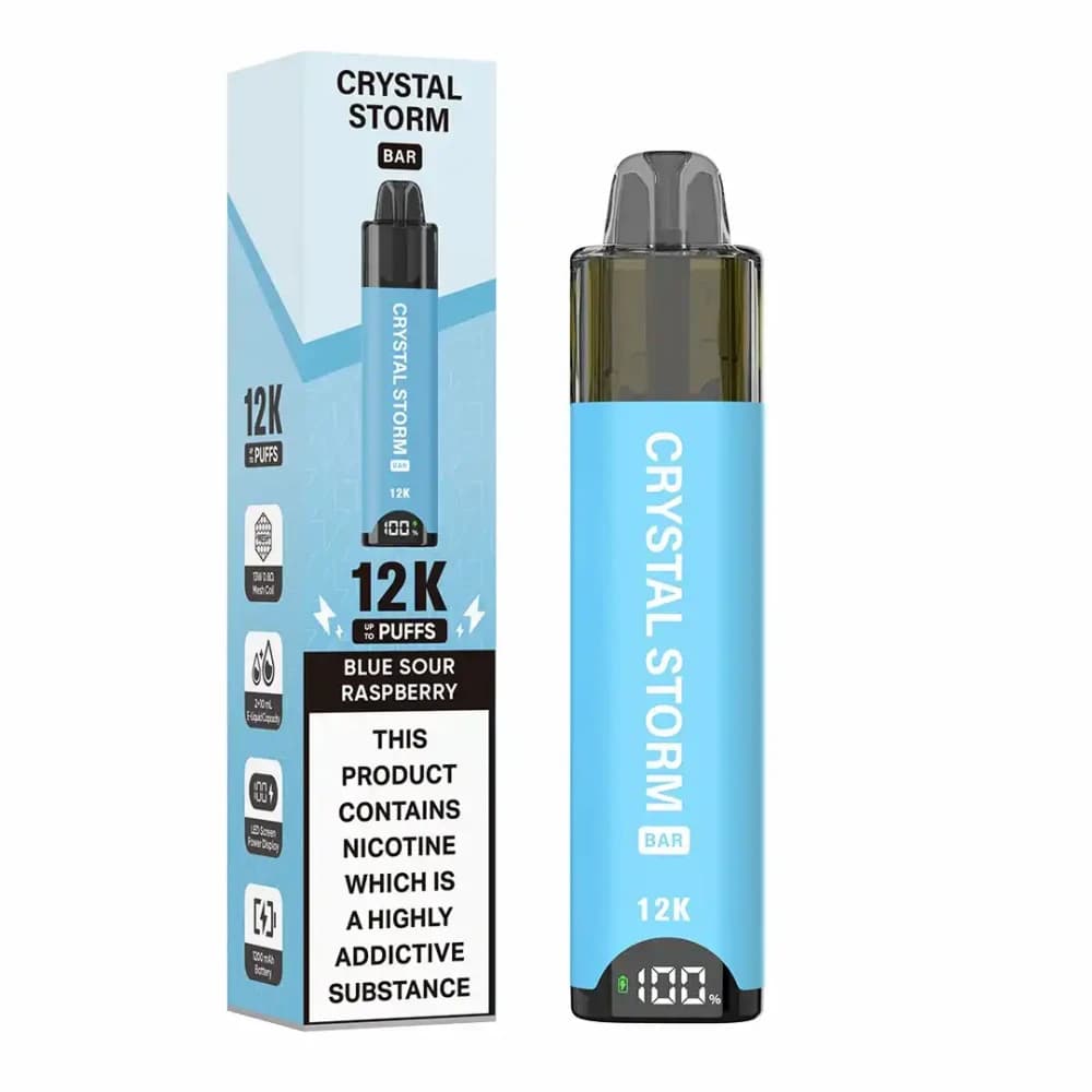  Blue Sour Raspberry Crystal Strom Bar 12k